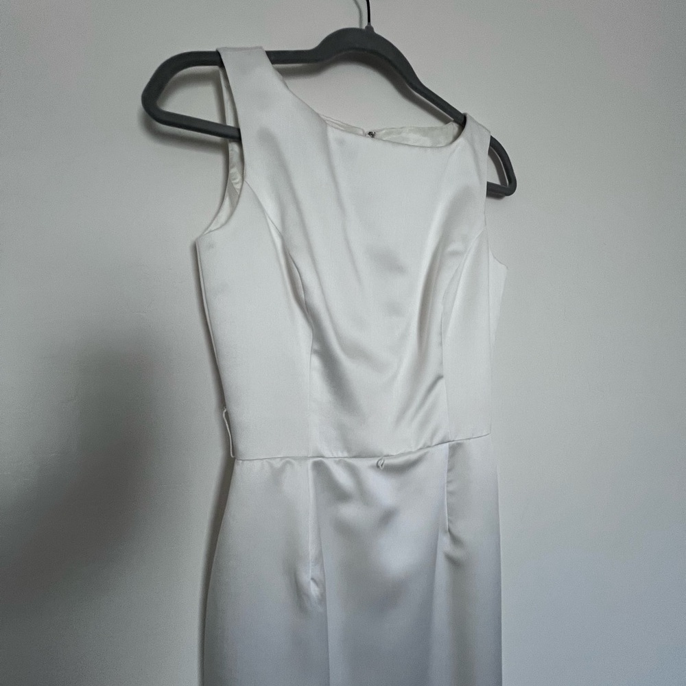 Vintage, Floor Length White Dress